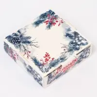 Подарочная коробка сборная с окном «Загадай желание», 10×10×3 см