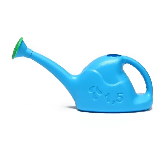 Лейка с длинным носиком, 1.5 л, с рассеивателем, носик d=16 мм, МИКС