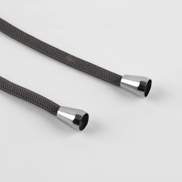 Наконечник для шнура, d=5 мм, 14×9 мм, 4 шт., цвет серебряный Наконечник для шнура, d=5 мм, 14×9 мм, 4 шт., цвет серебряный