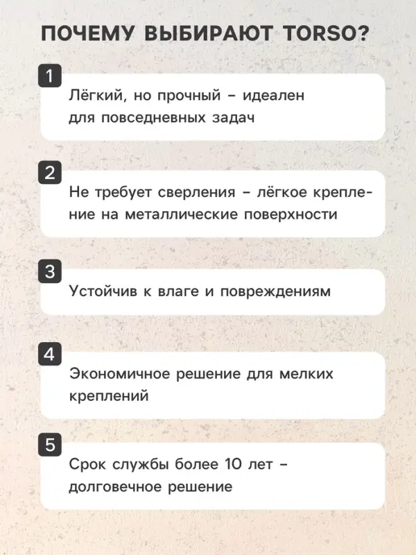Магнит неодимовый TORSO с петлёй для авто, d=10 мм, сцепление 1.5 кг