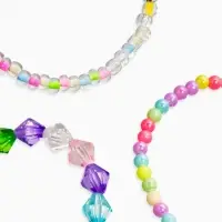 Браслет детский «Выбражулька», 3 шт. набор, бусины граненые, цветной Браслет детский «Выбражулька», 3 шт. набор, бусины граненые, цветной