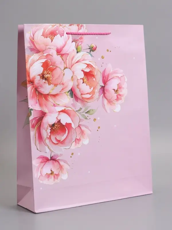 Пакет подарочный "Любовь", ламинированный, 33 х 42,5 х 10 см