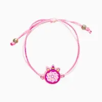 Браслет детский набор 3 шт. "Выбражулька" пончик, единорог, силиконовый, разноцветный