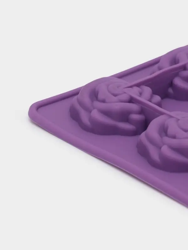 Форма для кондитерских украшений Доляна &laquo;Розочки&raquo;, силикон, 20.7&times;14.3&times;1.3 см, 12 ячеек, МИКС