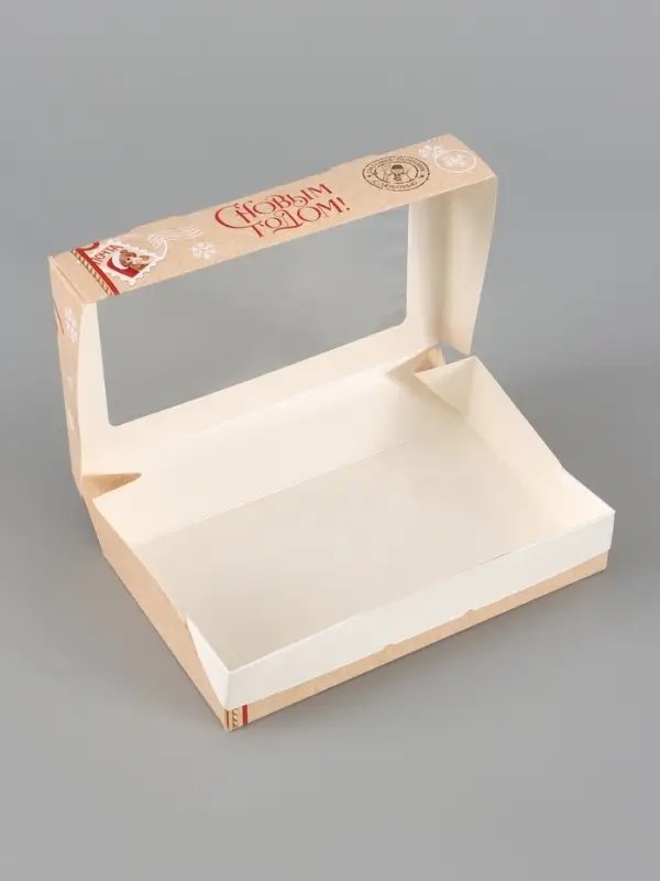 Коробка подарочная, складная 20&times;12&times;4 см &laquo;Новогодняя почта&raquo;