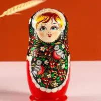 Матрёшка дерево &laquo;Птички&raquo;, 5-кукольная, 15 см