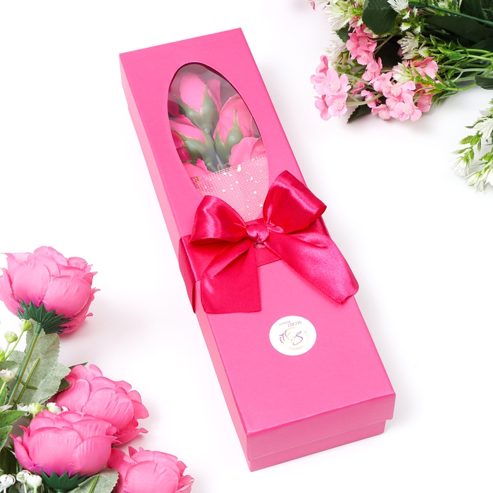 Букет мыльных роз, цвет фуксия Букет мыльных роз, цвет фуксия