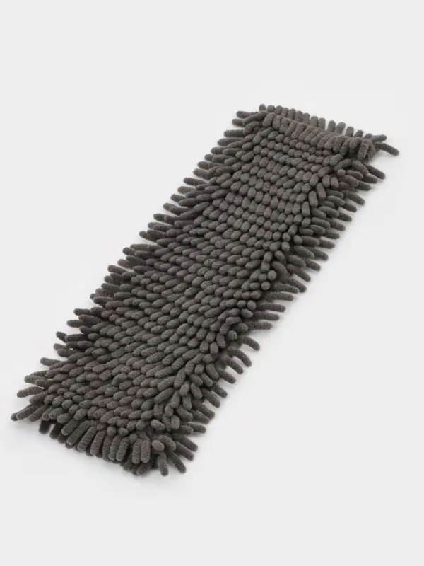 Насадка для плоской швабры &laquo;Доляна&raquo;, 42&times;12 см, микрофибра букли, 80 г, серая