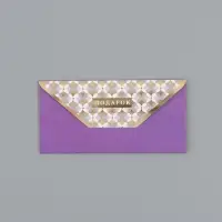 Конверт для денег &laquo;Подарок&raquo;, фиолетовый, 16,5 х 8 см