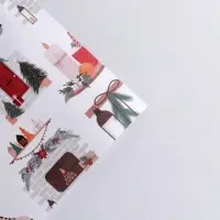 Бумага упаковочная крафтовая &laquo;Уютный Новый Год&raquo;, 50 &times; 70 см