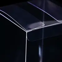 Складная прозрачная коробка из PVC, для упаковки подарков, 8×8×12 см