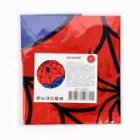 Воздушный шар фольгированный 18" круг "Героическая тема, красный/синий" в инд.уп.