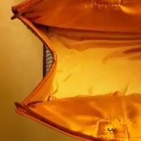 Сумка плетёная на молнии из пандана 41х16х50 см, светло-коричневый