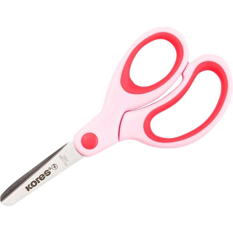 Ножницы детские Kores Softgrip 13 см с пласт. прорезин. ассимитр. ручками