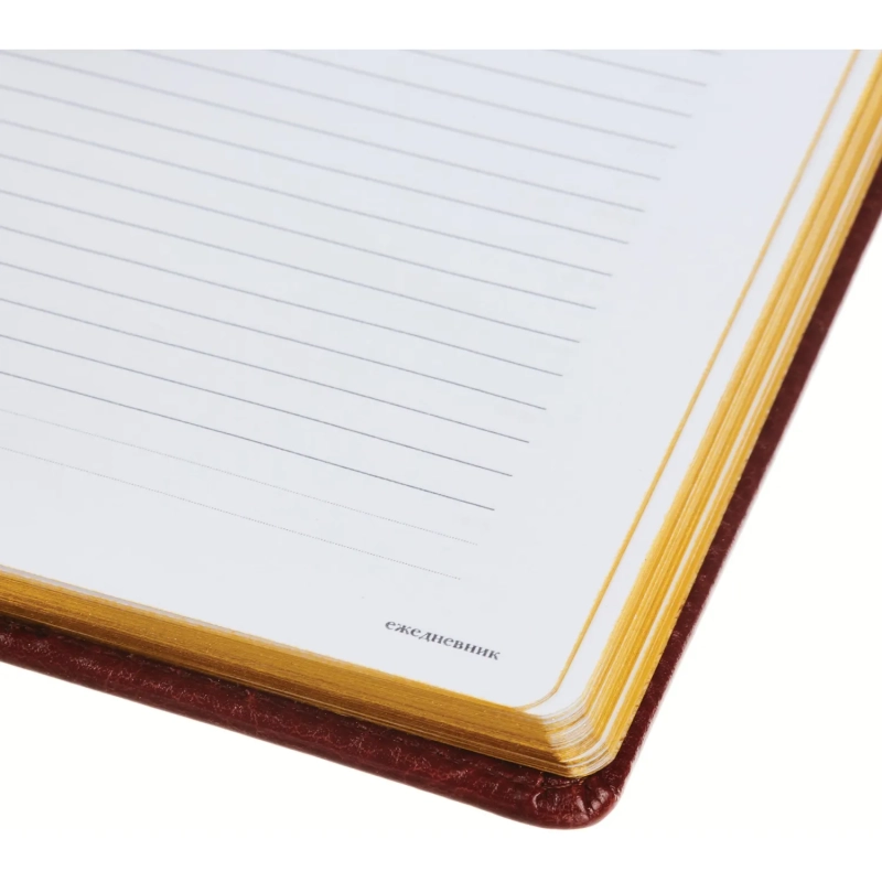 Ежедневник недатированный коричнев,А5,145х205,136л,Sidney NEBRASKA 3-128/03