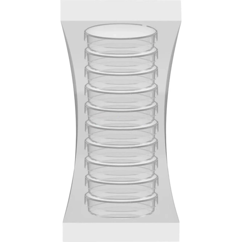 Чашка Петри стерил., диам.60, п/с, ЧБН1-В-14x60 10шт/уп
