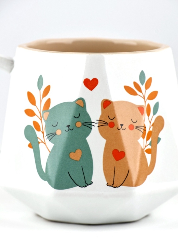 Кружка керамическая Дорого внимание «Котики», 350 мл Кружка керамическая Дорого внимание «Котики», 350 мл