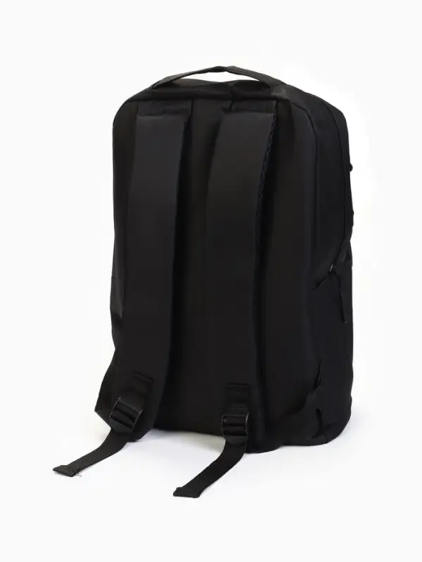 Рюкзак для ноутбука, городской, с USB, ручная кладь, 30&times;12&times;43 см, чёрный