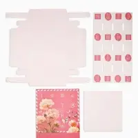 Коробка-адвент под 16 конфет, &laquo;Цветочная почта&raquo;, 19&times;19&times;2.5 см, кондитерская упаковка