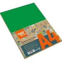 Бумага цветная 8л.8цв.А4 офсет Отличник