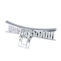 Крабик для волос &laquo;Хилман&raquo;, классик, 11 см, серебро