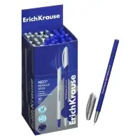 Ручка шариковая ErichKrause Neo Stick Metallic, узел 0.7 мм, чернила синие, длина линии письма 2000 метров