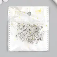 Фурнитура для бижутерии и украшений, коннектор металл 2 ушка «Ключик с сердечком», 3.5×1.2 см Фурнитура для бижутерии и украшений, коннектор металл 2 ушка «Ключик с сердечком», 3.5×1.2 см