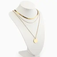 Бюст для украшений QF, 17.5&times;15&times;23 см, h=23 см, белый