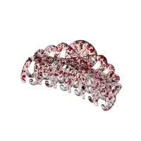 Крабик для волос &laquo;Бетуль&raquo;, узор, 9 см, МИКС