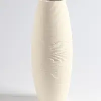 Ваза «Бего», классик, 27×9 см, керамика, бежевая