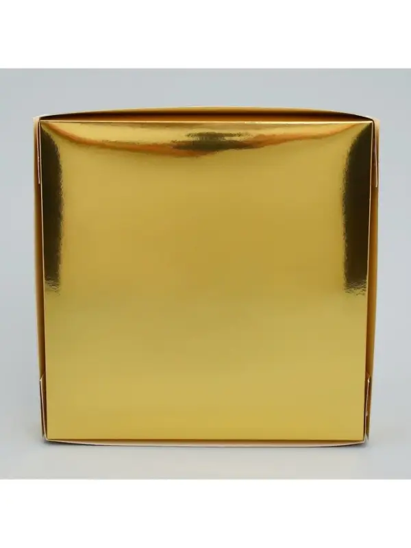 Коробка для конфет, кондитерская упаковка, 16 ячеек &laquo;Золотистая&raquo;, 18.9&times;18.9&times;3.8 см