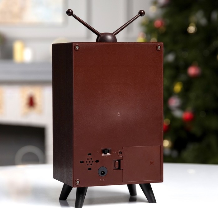 Светодиодная фигура «Телевизор» 14 × 24 × 10 см, пластик, батарейки ААх3 (не в комплекте), USB, свечение белое Светодиодная фигура «Телевизор» 14 × 24 × 10 см, пластик, батарейки ААх3 (не в комплекте), USB, свечение белое