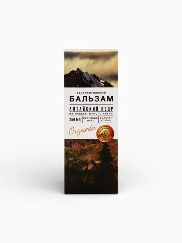 Бальзам безалкогольный на травах &laquo;Витаминный&raquo;: маралий корень, бадан, в пластиковой бутылке, 250 мл