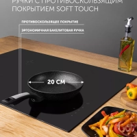 Сковорода с антипригарным 20 см Monolit 20F, индукция