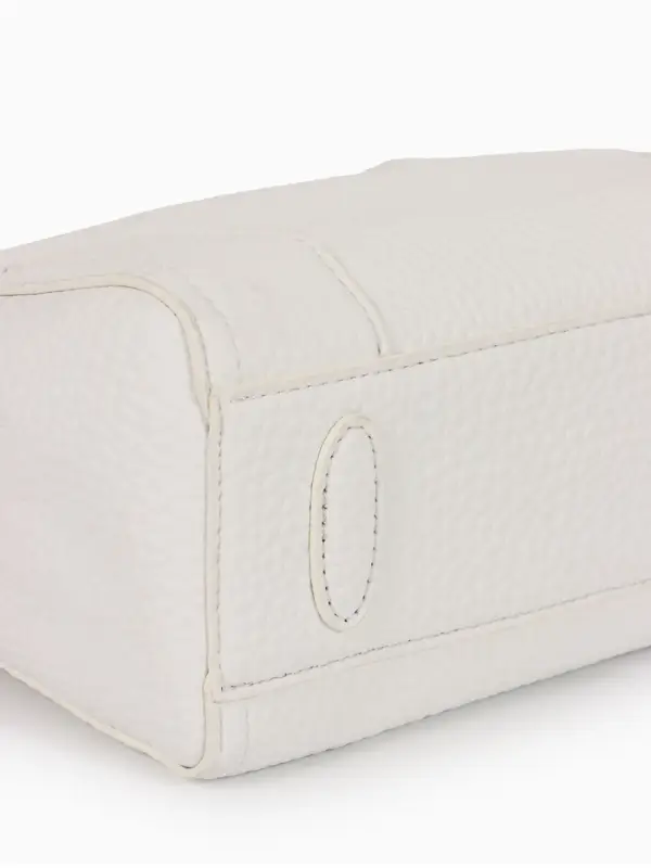 Сумка женская тоут TEXTURA на молнии, 25&times;7&times;21 см, однотонная, белая