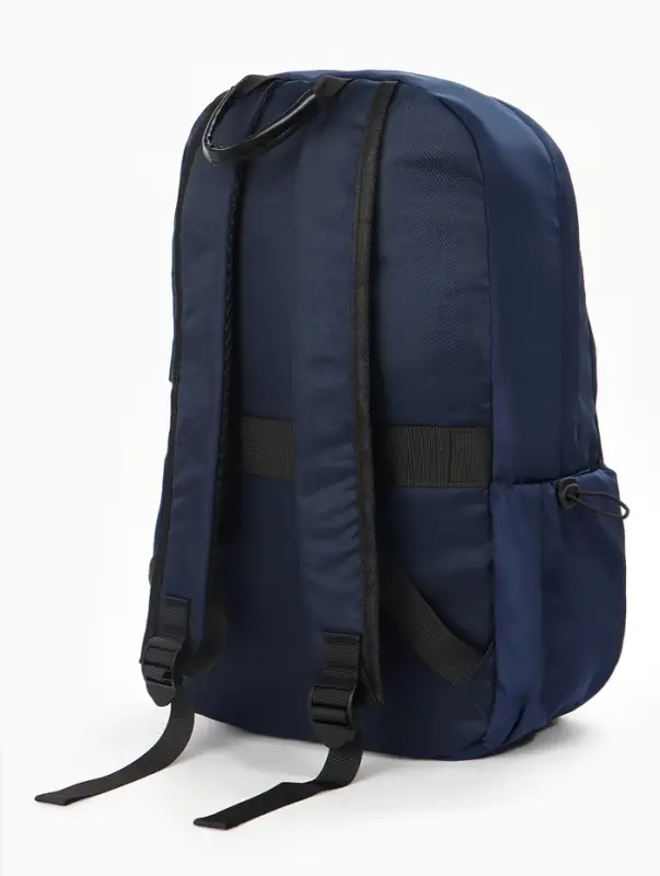 Рюкзак школьный, однотонный, USB, 1 отделение, 3 кармана, 30&times;15&times;45 см, синий