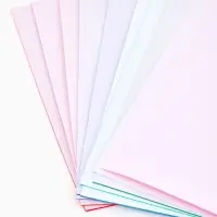 Фоамиран цветной 2 мм, набор 10 шт,, формат А4, с клеевой основой