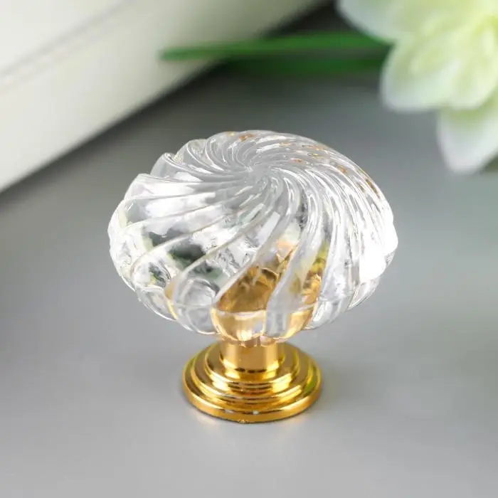 Ручка для шкатулки металл Ручка для шкатулки металл "Кристалл" 2,9х2,9х2,7 см