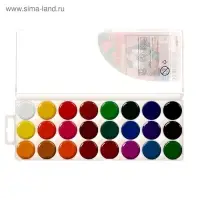 Акварель &laquo;Луч. ZOO&raquo;, 24 цвета, без кисти