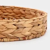Корзинка для подачи Доляна &laquo;Камыш&raquo;, d=32 см, из соломы