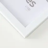 Фоторамка "Формат" 21х30 см,  с подножкой, набор 3 шт, (пластиковый экран), белый