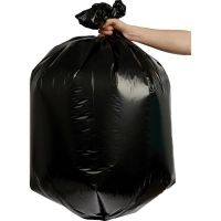 Мешки для мусора ПСД 240л 40мкм 10шт/рул черный 85x130см