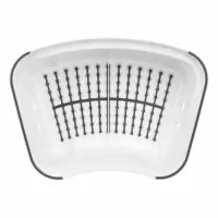 Табурет-подставка детская, для ног, антискользящая., белая, серая