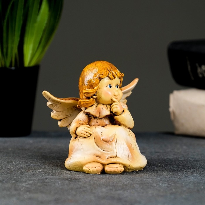 Фигура Фигура "Ангелочек" акрил, 7,5x8x8см