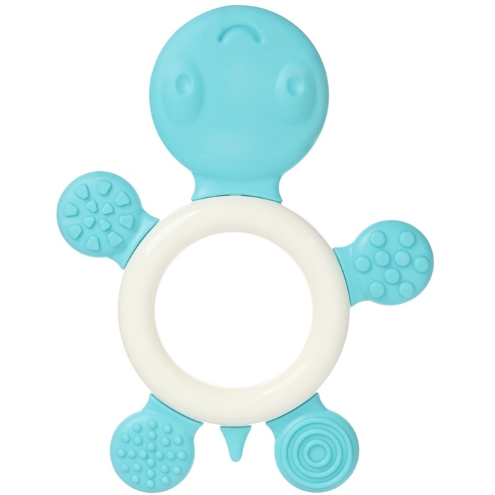 Прорезыватель силиконовый «Черепашка», цвет МИКС, Крошка Я