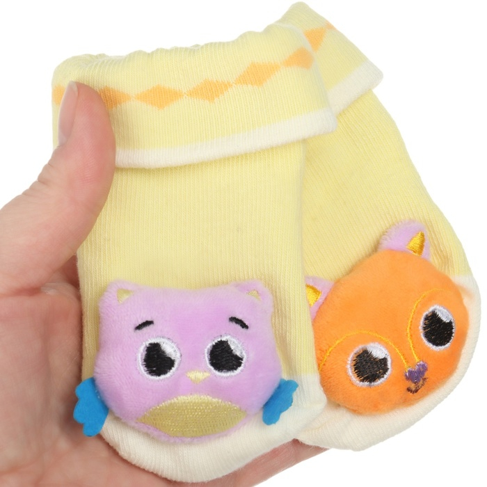 Подарочный набор «Погремушки на ручки и ножки: Зверята», 4 шт, Крошка Я Подарочный набор «Погремушки на ручки и ножки: Зверята», 4 шт, Крошка Я