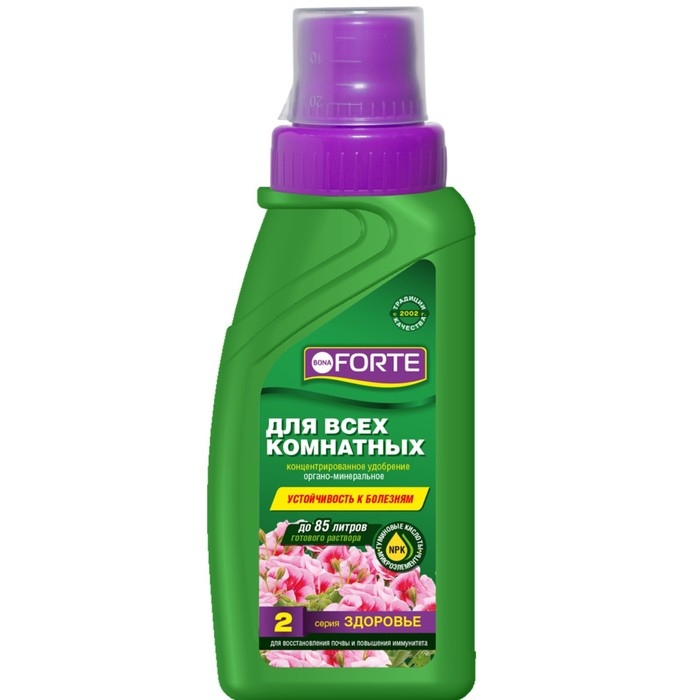 Удобрение для всех комнатных растений Bona Forte Здоровье универcальное,  285 мл Удобрение для всех комнатных растений Bona Forte Здоровье универcальное,  285 мл
