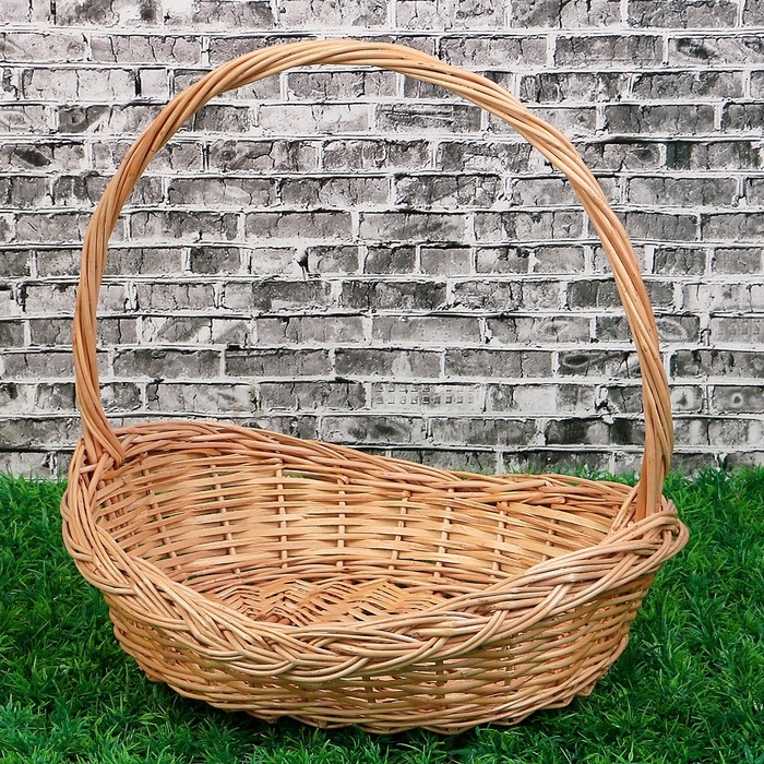 Корзина «Лексус», дно=26х18 см, верх= 35×28 см, H=7/10/35 см, ручное плетение, ива Корзина «Лексус», дно=26х18 см, верх= 35×28 см, H=7/10/35 см, ручное плетение, ива