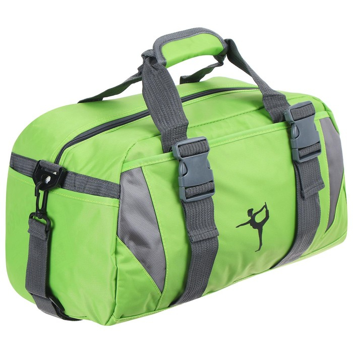 Сумка для йоги и гимнастики Sangh, 37х20х20 см, цвет зелёный Сумка для йоги и гимнастики Sangh, 37х20х20 см, цвет зелёный