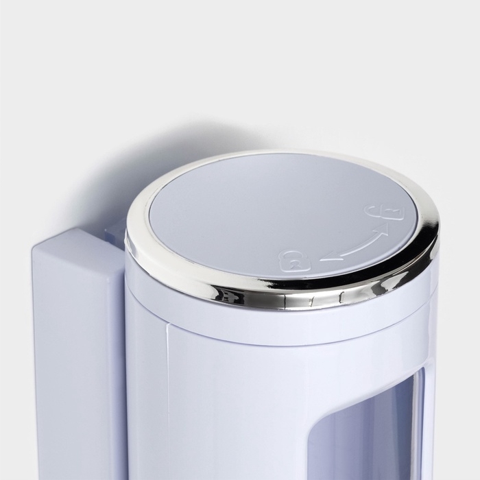 Диспенсер для мыла и антисептика SAVANNA, механический, 400 мл, металл, белый Диспенсер для мыла и антисептика SAVANNA, механический, 400 мл, металл, белый